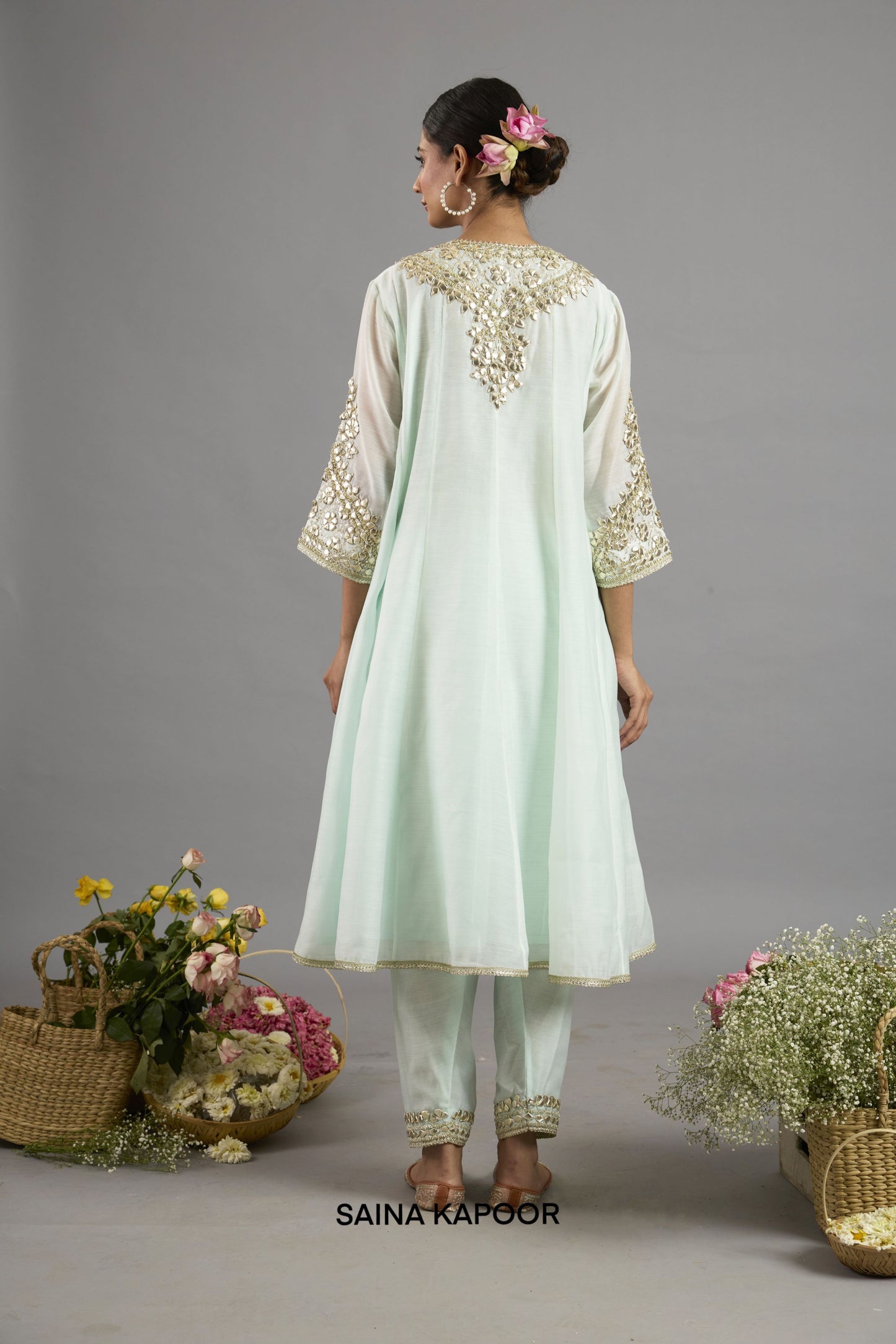 Alayna Long Anarkali With Salwar And Dupatta - Saina Kapoor