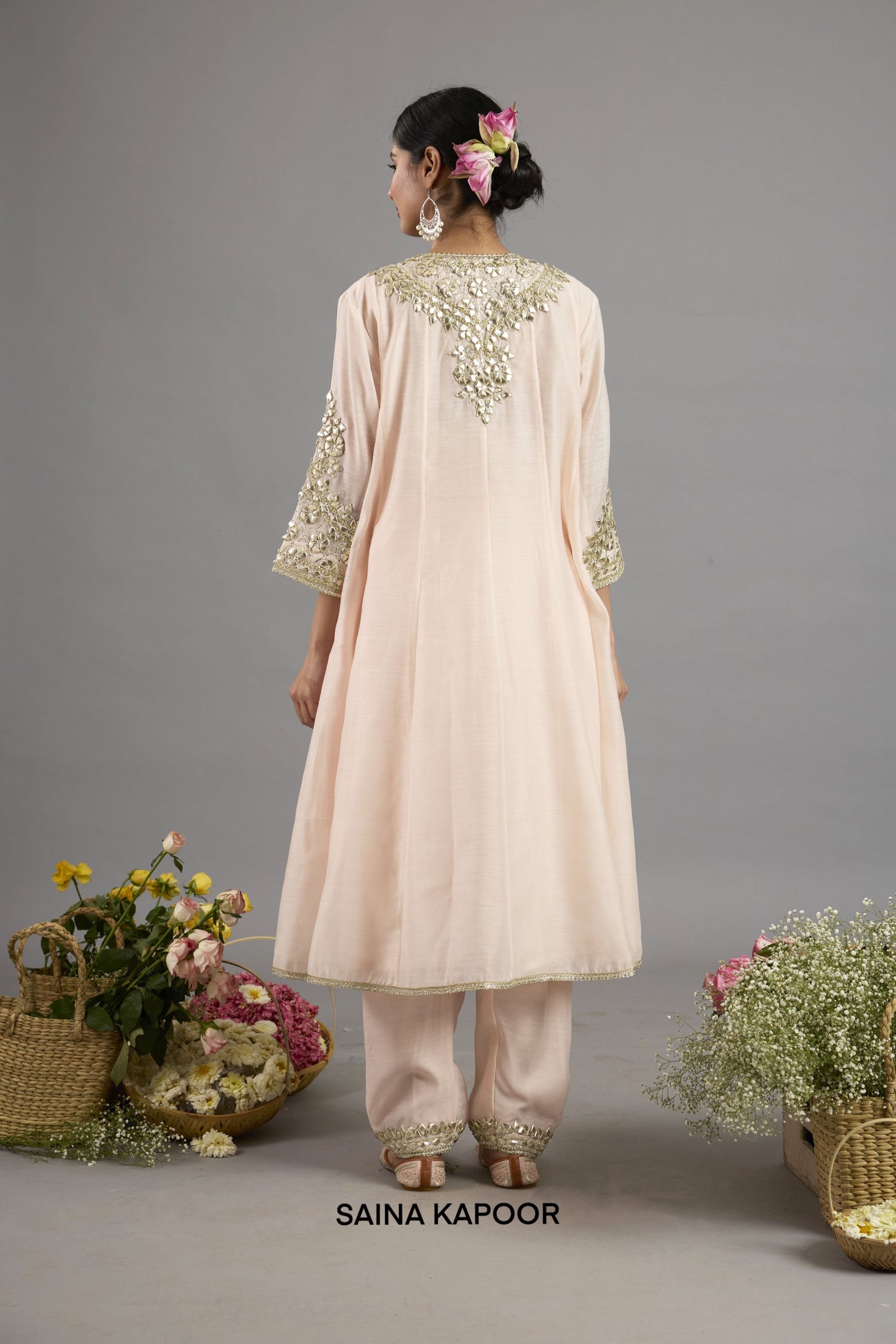 Amal Long Anarkali With Salwar And Dupatta - Saina Kapoor