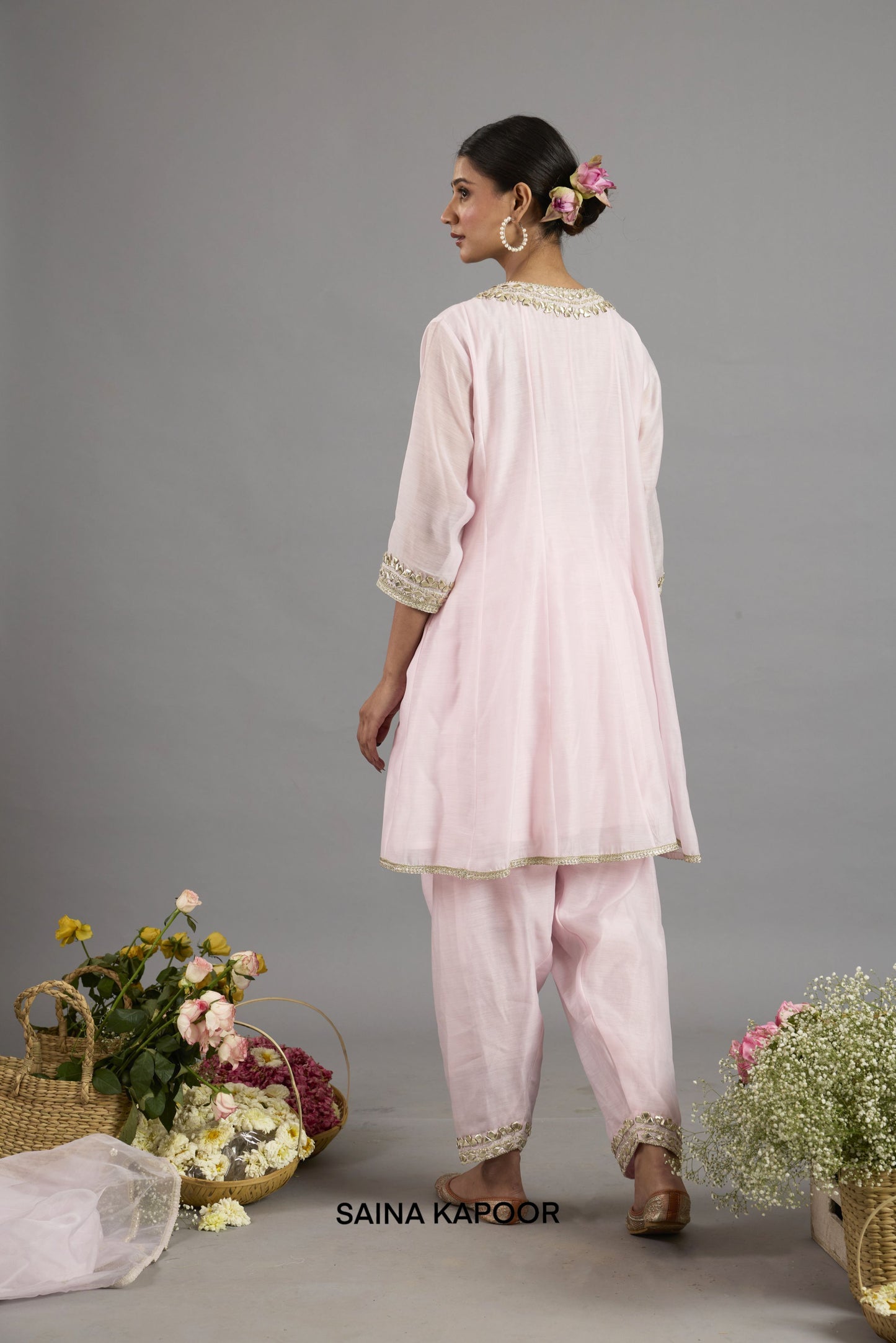 Afra Short Anarkali With Salwar And Dupatta - Saina Kapoor