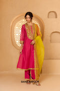 FUCHSIA & LIGHT GREEN